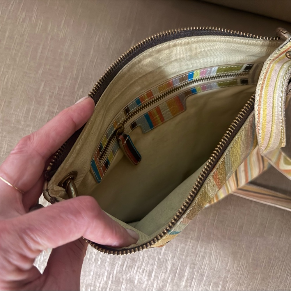 Multicolor Leather Shoulder Bag - Picture 3 of 3
